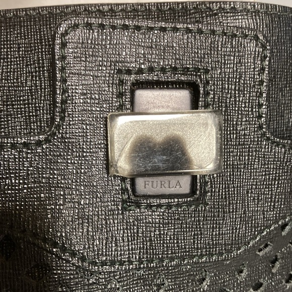 Furla Black Leather Limited Edition Piper Lux Top Handle Bag - Picture 6 of 16